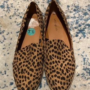 Cheetah/leopard loafers